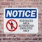 Signmission Restricted Area Authorized Employees Only OSHA Notice Sign, Plastic, 10in W x 7in L, 2PK OS-2PACK-NS-P-710-L-16477 - alternate 6